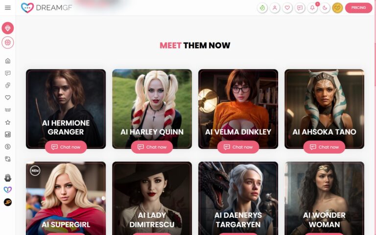 Fictional Characters Katalog DreamGF Hermione Daenerys Lara Croft Tifa