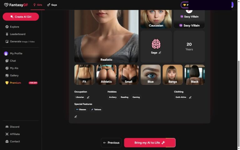 FantasyGF Builder Stufe 9 Summary