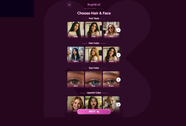 Kupid AI Builder Stufe 3 Hair und Face